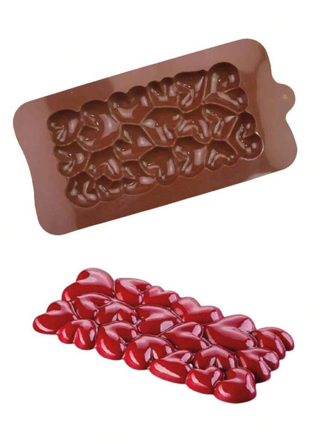 Breakable Heart Bar Chocolate Silicone Mold - Perfect for Crafting & Baking