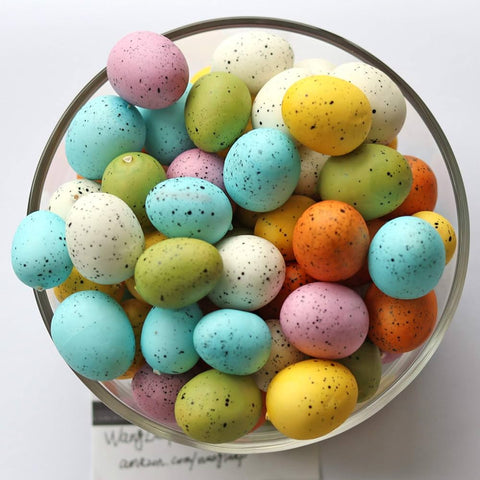Crunchy Choco Eggs - Colorful Chocolate-Coated Treats