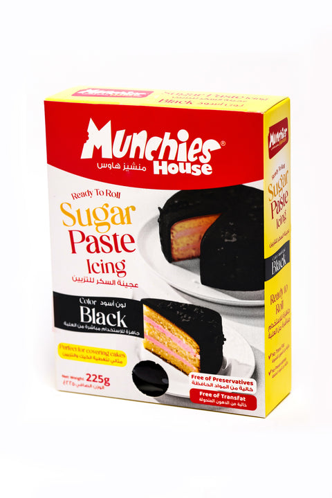 Sugar Paste Fondant Black - Perfect for Cake Decorating