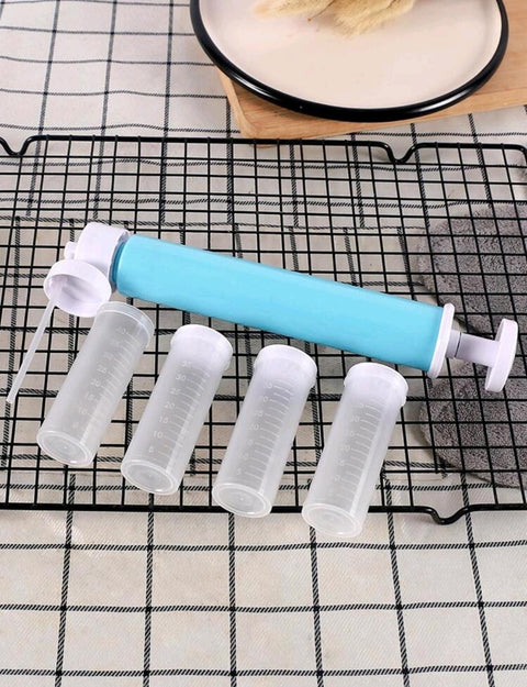 1 Set Manual Airbrush For Decorting Cakes,DIY Baking Cake Airbush Pump Decorating Tools