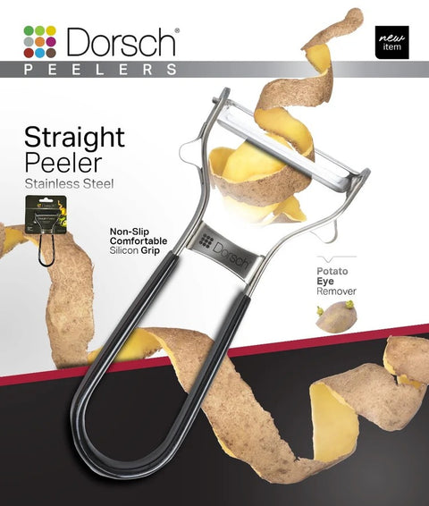 Dorsch Stainless Steel Y Peeler with Straight Blade