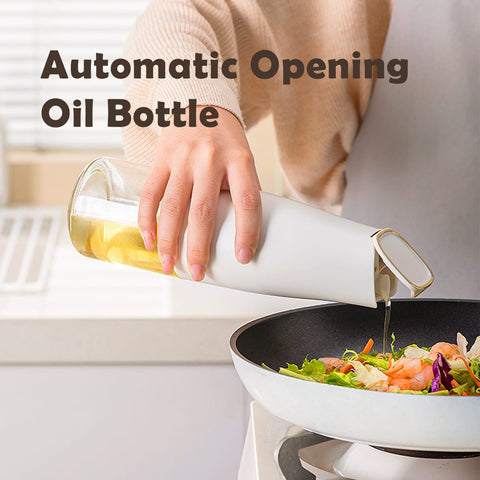 Olive Oil Sprayer for Cooking - 470ml Glass Oil Dispenser