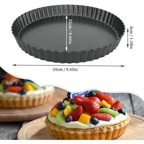 Aluminum Tart Pan with Easy-Release Surface