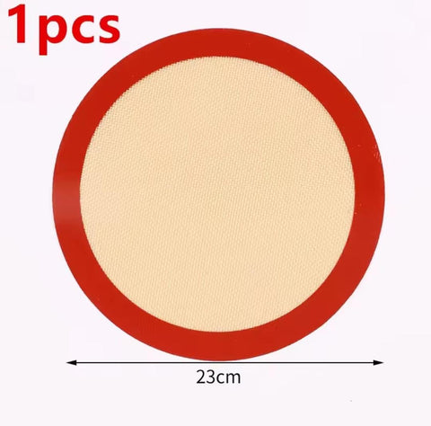 Round Silicone Baking Mat, Non-Stick, Reusable Cookie Sheet
