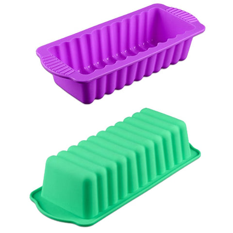 Silicone Cake Mold, Heat-Resistant Rectangular Bread Baking Mold