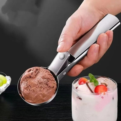Stainless Steel Dual-Purpose Ice Cream Spoon
