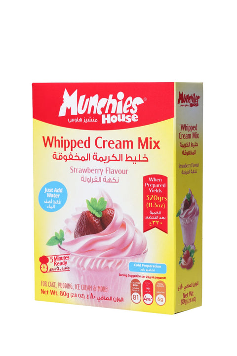 Whipped Cream Powder Strawberry- Easy Mix