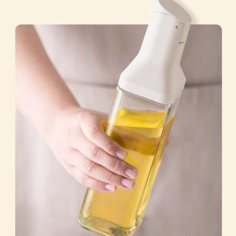 500ml Glass Oil Bottle Leak-Proof Kitchen Dispenser