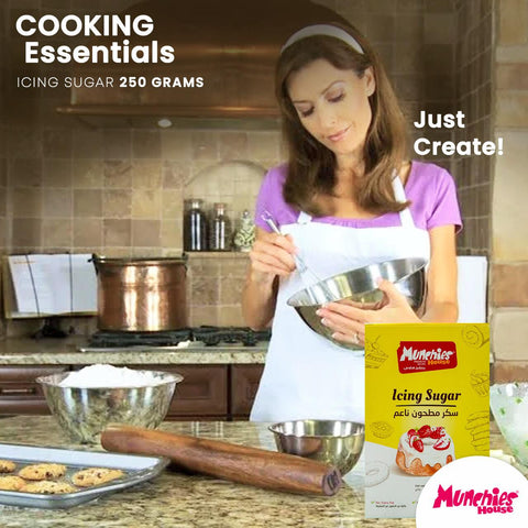 Icing Sugar, Fine Decorative Dust, Sweet Finish for Desserts