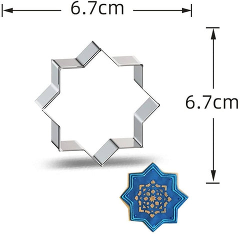 Star Biscuit Shape 6.7cm for Ramadan
