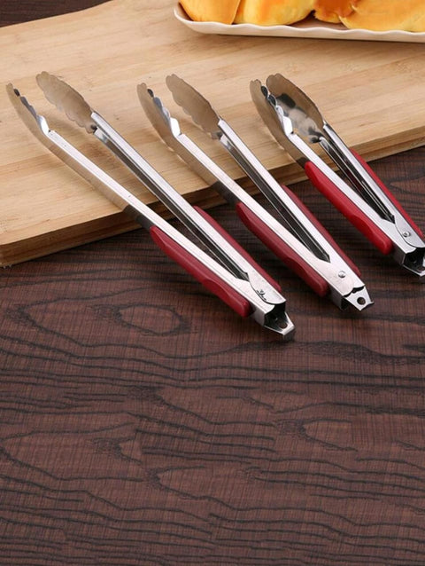 Stainless Steel Food Tongs, Anti-Scalding Kitchen Tool