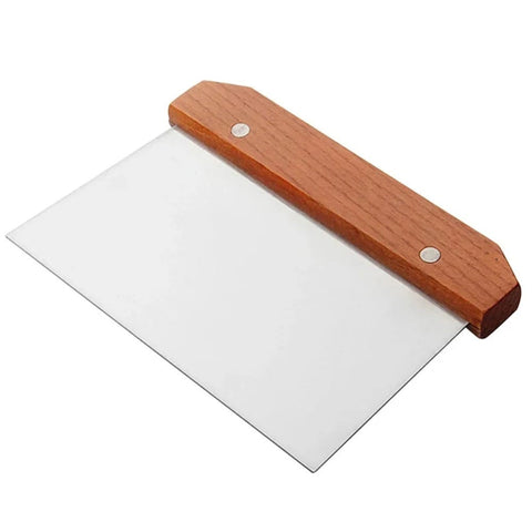 Stainless Steel Pastry Cutters Noodle Knife Cake Scraper with Scale