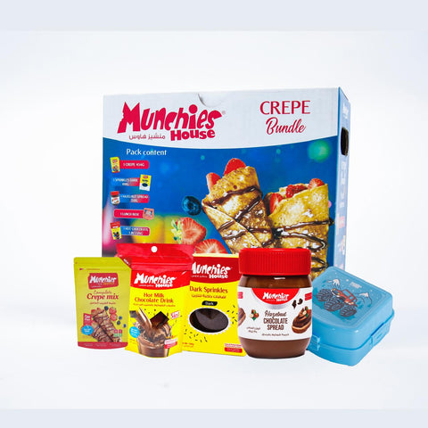 Crepe Bundle with Crepe Mix, Sprinkles, Hazelnut Spread & More
