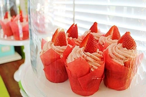 Tulip Muffin Disposable Paper -Paper Cake Cup 50-Piece Set
