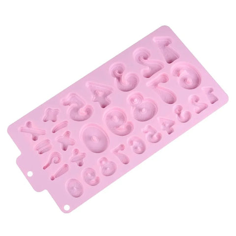 Silicone Number Mold for Chocolate Crafting, 30.2cm x 16cm