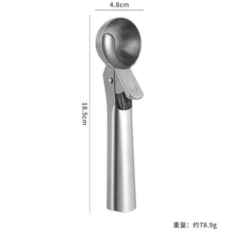 Stainless Steel Dual-Purpose Ice Cream Spoon