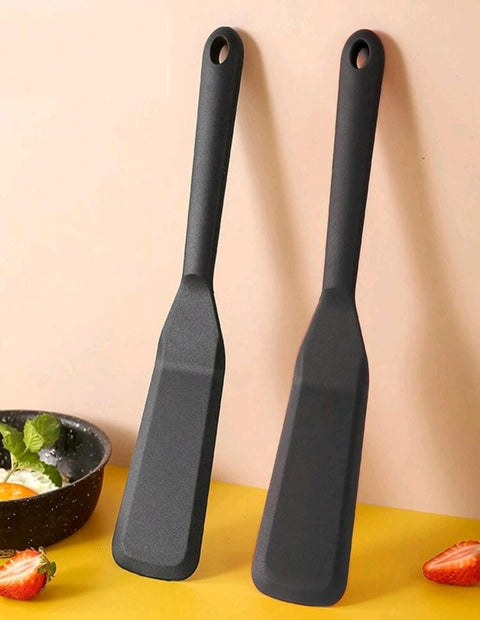1PC Silicone Thin Spatula Omelet Spatula Turner for Fish & Eggs