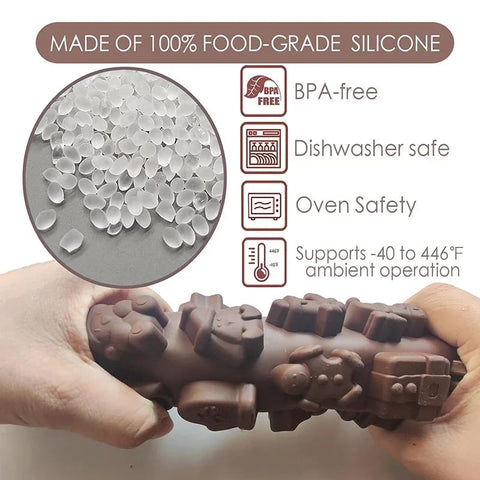 25 Cavity Christmas Chocolate & Cake Mould,Christmas Tree Santa Chocolate Bakting Tool