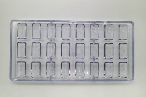 Mini Chocolate Polycarbonate Mold for Artisan Chocolates, 27.5 x 13.5 cm