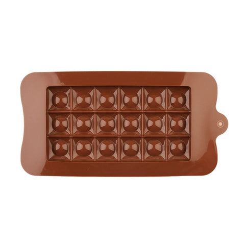 1 PCS Round Bar Shaped Silicone Chocolate Mold