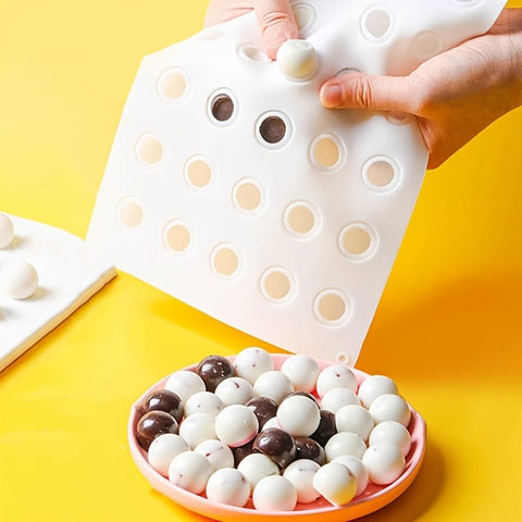 Mini Semi Round Ball Shape Silicone Mold for Cake & Chocolate