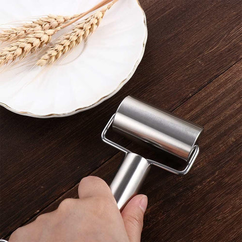 Stainless Steel Non-Stick Double-Headed Rolling Pin