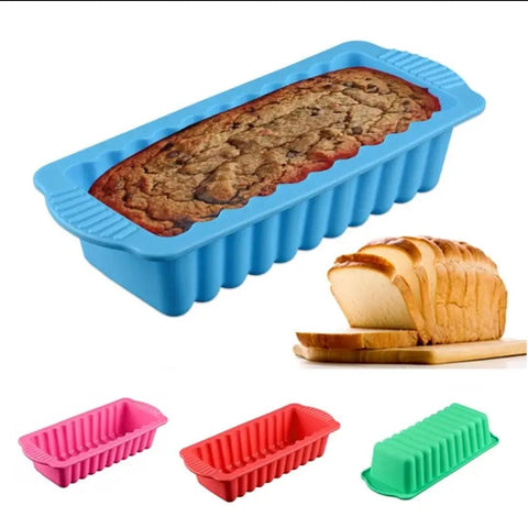 Silicone Cake Mold, Heat-Resistant Rectangular Bread Baking Mold
