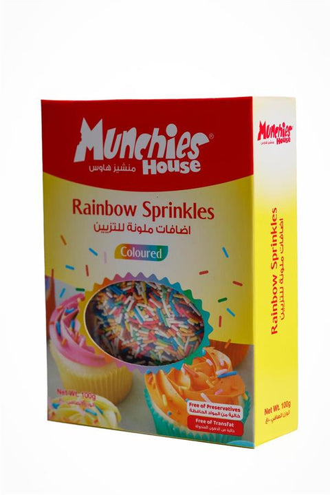 Rainbow Sprinkles for Desserts, Colorful Cake Decor