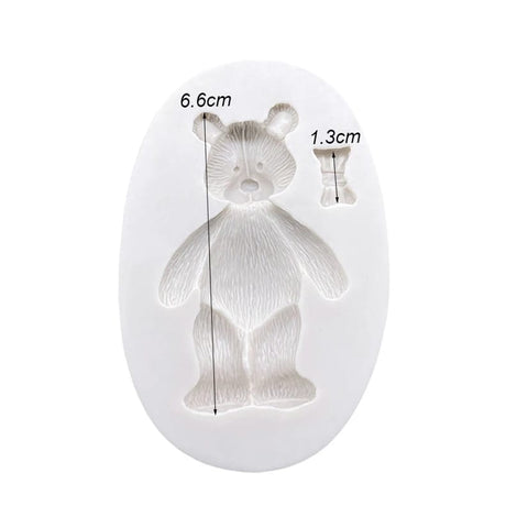 Bear Shaped Silicone 3D