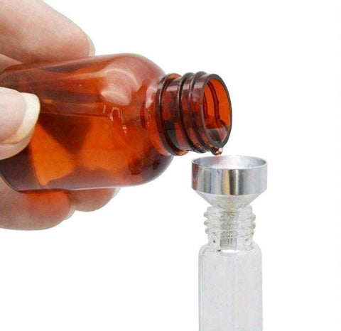 4pcs Metal Mini Funnel Set for Liquid Transfer & Pouring
