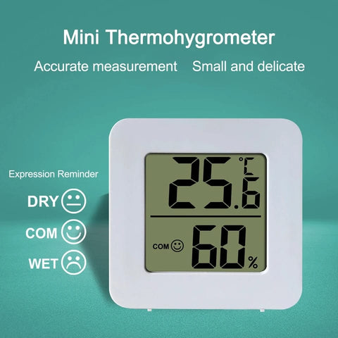 Mini LCD Thermometer Indoor Hygrometer Digital Temperature Humidity