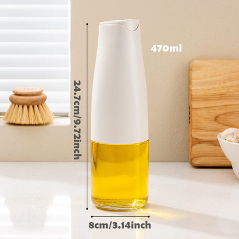 Olive Oil Sprayer for Cooking - 470ml Glass Oil Dispenser