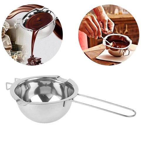 Stainless Steel Choc Melting Pot with Long Handle for DIY Projects