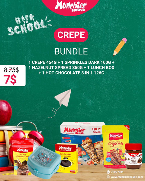 Crepe Bundle with Crepe Mix, Sprinkles, Hazelnut Spread & More