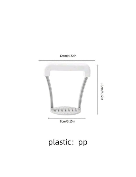 Potato Masher, Manual Potato Squeezer with Wavy Pattern, Kitchen Gadget for Mashing Potatoes