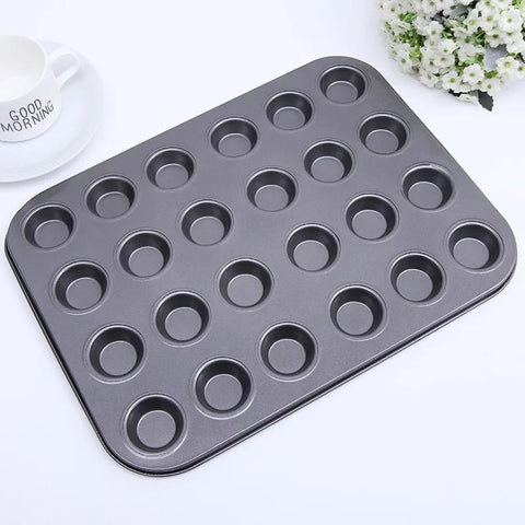 Cooking Light Mini Muffin Pan 24-Cup, Non-Stick, Easy to Clean