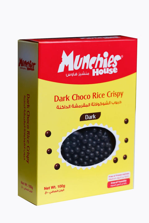 Rice Crispy Dark Toppings for Desserts, 100% Preservative-Free