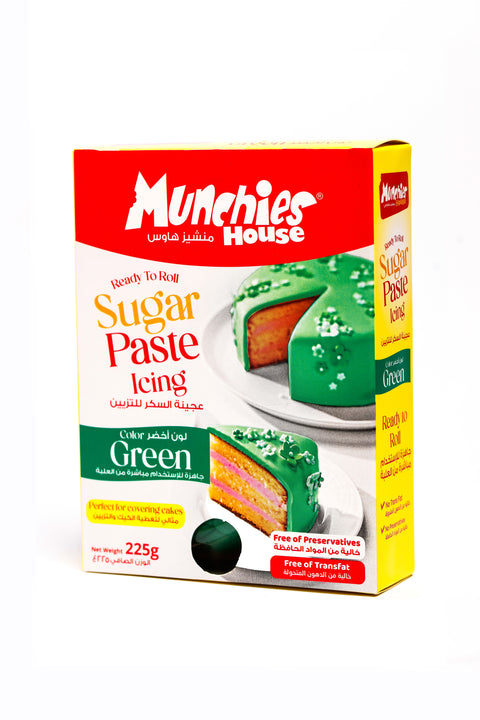 Sugar Paste Fondant Green , Perfect for Cake Decorating