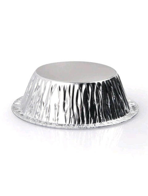 Disposable Aluminum Foil Baking Molds for Cookies, Muffins, Cupcakes, Round Shape, 100pcs