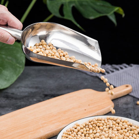 Aluminum Alloy Shovel Scoop for Kitchen & Supermarket Use