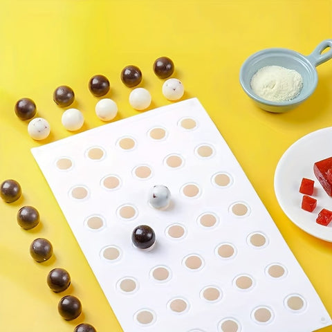 Mini Semi Round Ball Shape Silicone Mold for Cake & Chocolate