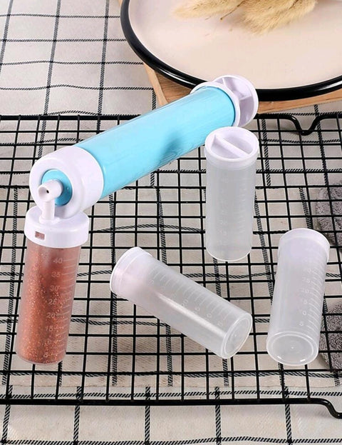 1 Set Manual Airbrush For Decorting Cakes,DIY Baking Cake Airbush Pump Decorating Tools