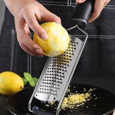 Stainless Steel Multipurpose Zester with Black Handle