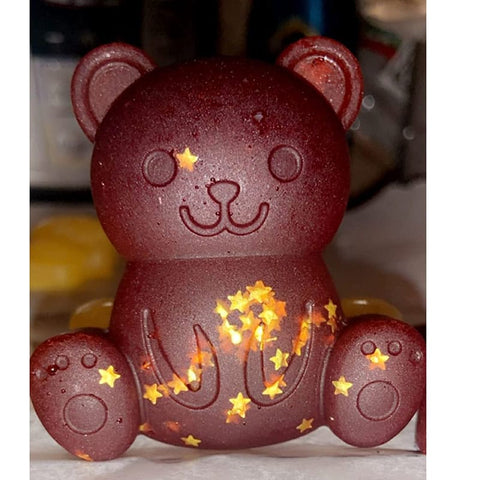 Teddy Bear Mold Cute Cartoon Animal Chocolate Cake Jello Baking Mould For Handmade DIY Soap Candy Ice Cube Making Tools