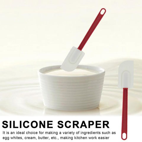 Silicone Cream Spatula Kitechen Spatula Baking Tool With Non-Slip Handle Heat Resistant Butter Scraper Non-Stick Stirring Food