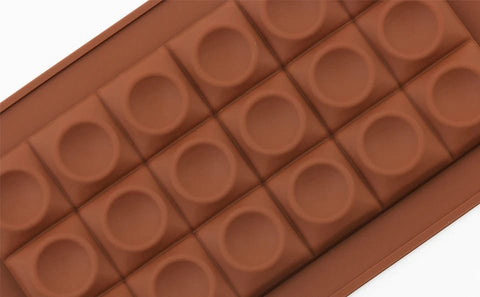 1 PCS Round Bar Shaped Silicone Chocolate Mold