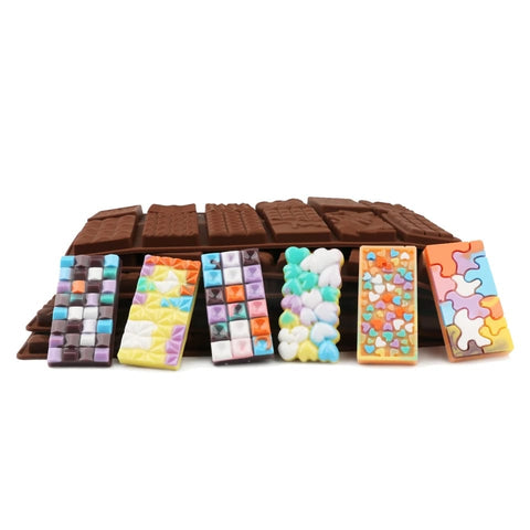 New Silicone Chocolate Bar Molds, 12-Cavity, Food-Grade
