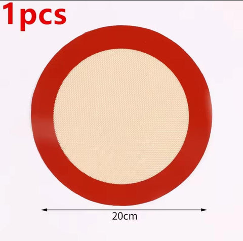 Round Silicone Baking Mat, Non-Stick, Reusable Cookie Sheet