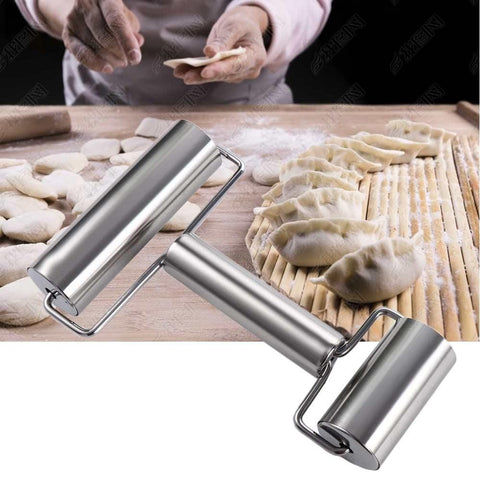 Stainless Steel Non-Stick Double-Headed Rolling Pin