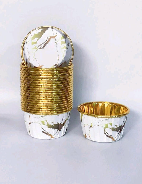Disposable Cupcake and Muffin Cups, Set of 50, for Weddings